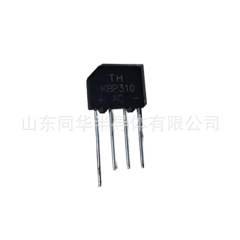 Tonghua KBP310 Single-Phase Silicon Bridge Rectifier Trimmable Pins
