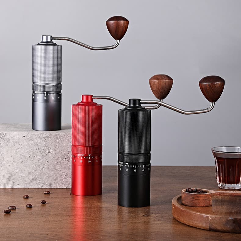 Medium Adjustable Hand Coffee Grinder Portable Coffee Bean Grinder Home Use External Adjustment Manual Grinder CNC