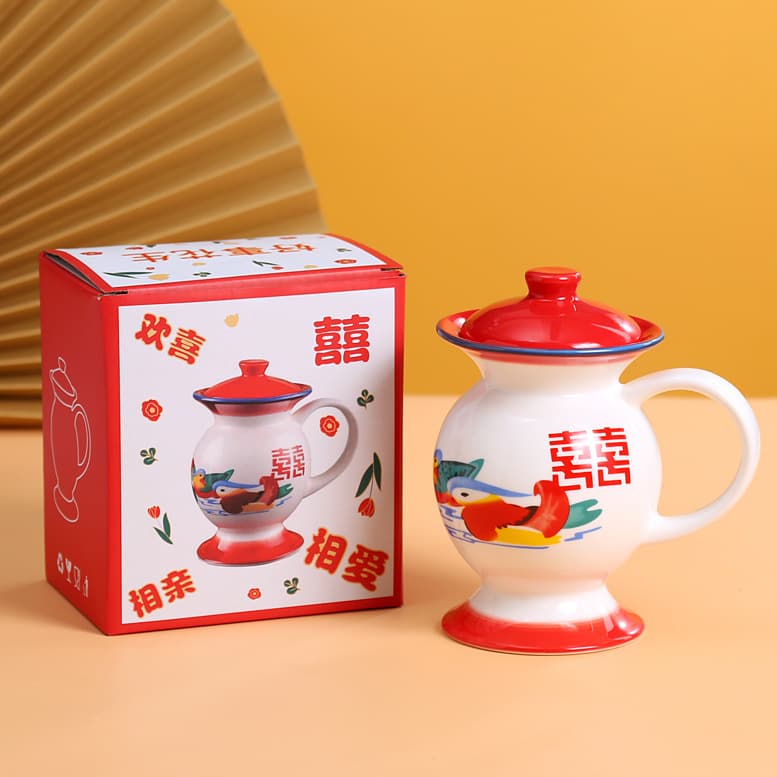 Creative Ceramic Mug Vintage Personality Water Cup Ins High Aesthetic Value Retro Gift Irregular Shape Microwave Oven Safe