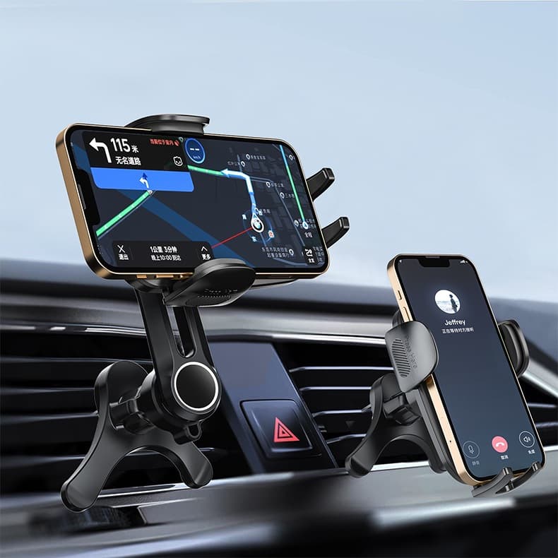 New Car Vent Phone Mount Accessories, Second Generation Y-Shape Base, Round Air Vent Car Mount Clip