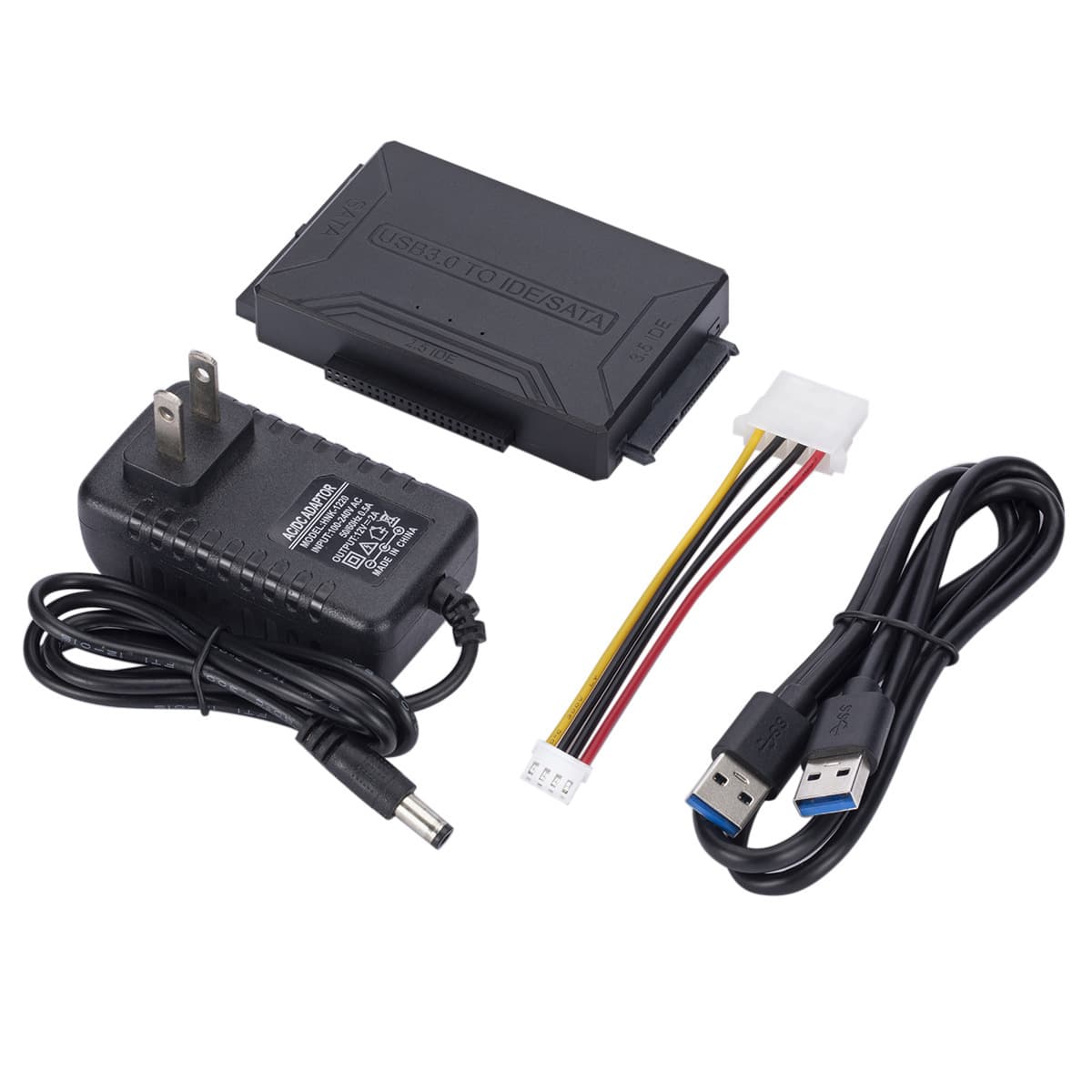 USB3.0 three-in-one hard drive adapter easy drive cable SATA/IDE2.5/3.5-inch three-use hard drive box cable