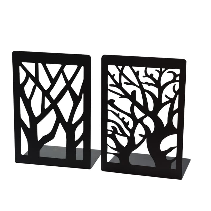 Ready Stock Wholesale of Minimalist Metal Bookends, Creative Stainless Steel Book Supports for Office and Student Use