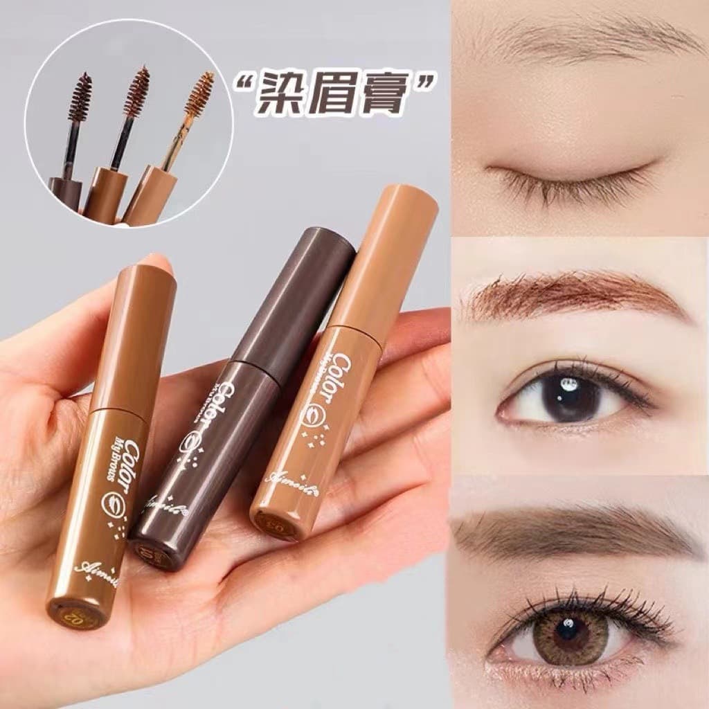 Novo Aimeili Natural 3d Eyebrow Cream Waterproof Long-lasting Non-fading Deep Brown Natural Brown Eyebrow Pigment
