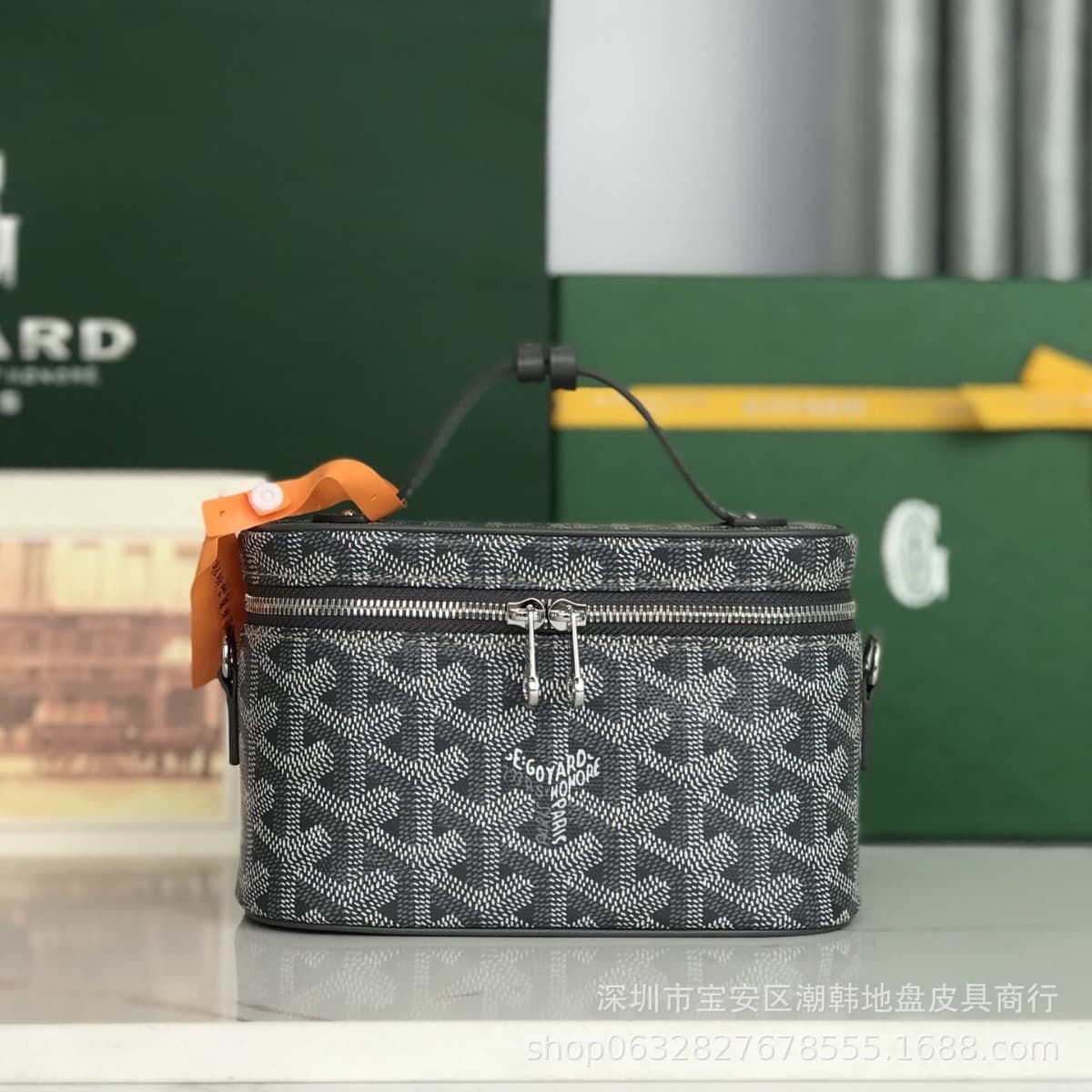 Goyard Mini Classic Monogram Muse Lunch Box Bag Cosmetic Bag Toiletry Bag Handbag Crossbody Bag