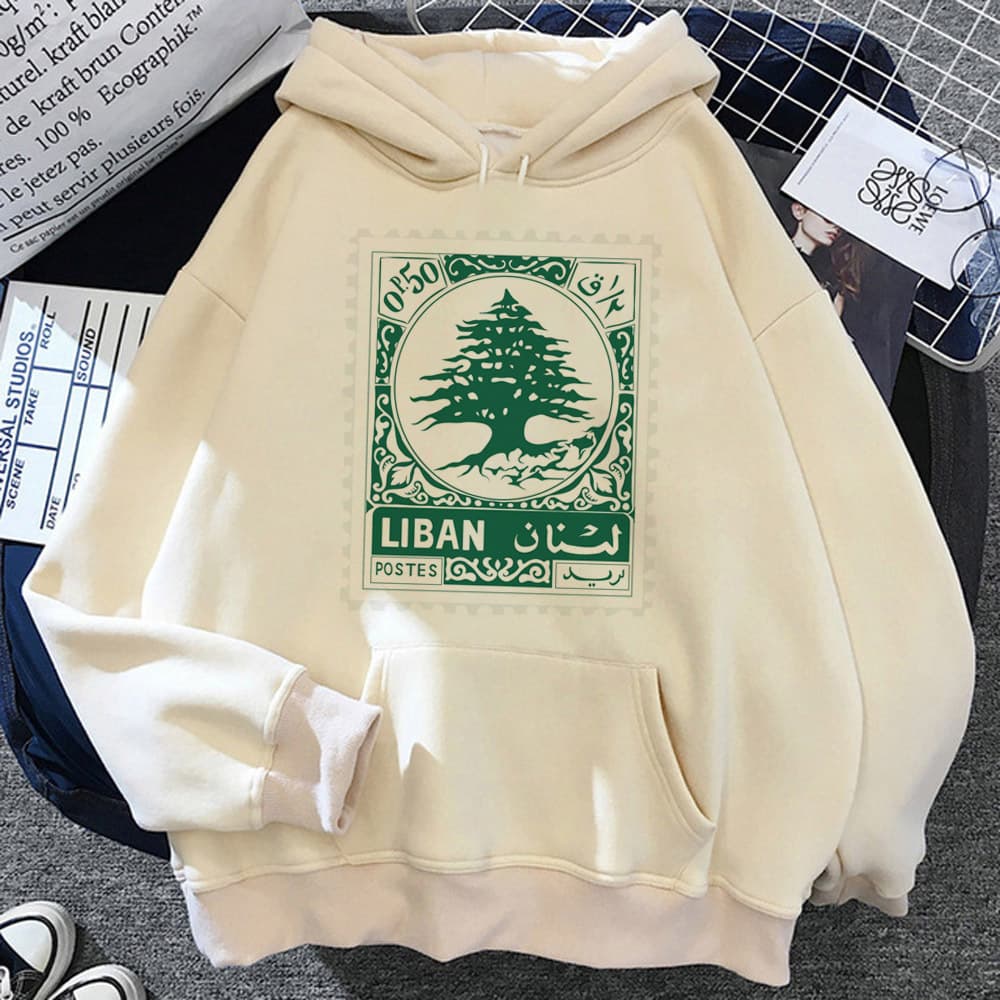 Lebanon Hoodie Harajuku Patterned Japanese Kawaii Winter