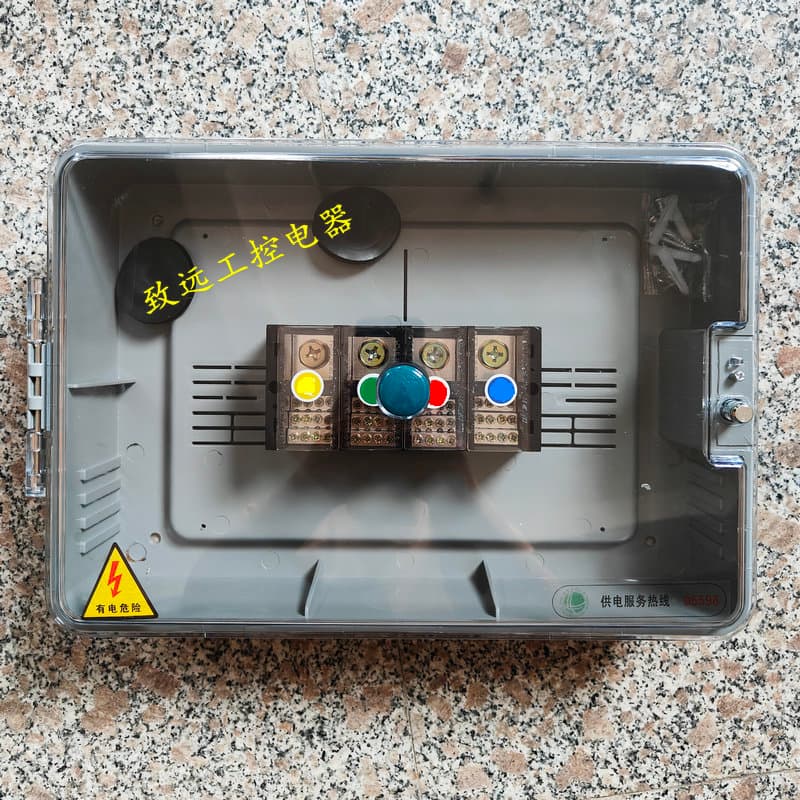 Transparent PC plastic terminal box cable branch box junction box switch box rain meter box surface-mounted switch box