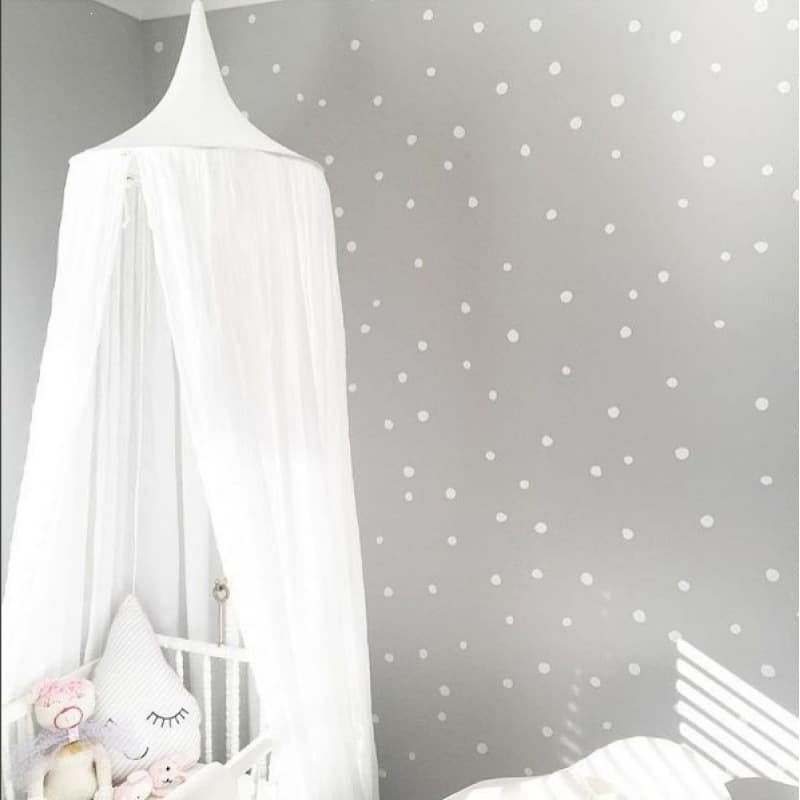 Nordic-style children's room dome bed canopy tent in eight colors