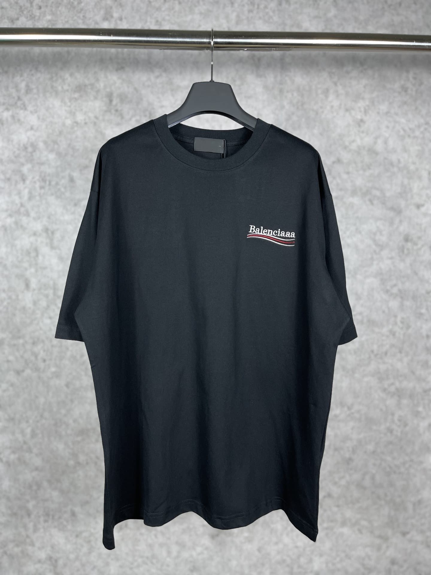 Authentic High-Quality B Brand 25SS Classic Cola Embroidery Logo Short-Sleeve T-Shirt Loose Fit Unisex