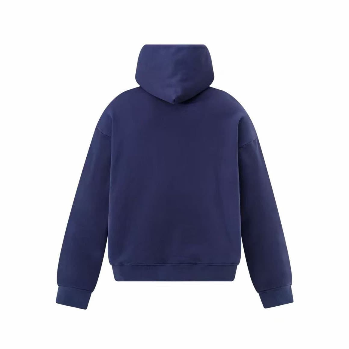 Custom heavy-weight pure cotton sweatshirt with printed logo for student class uniforms, club streetwear, and loose-fit jacket customization