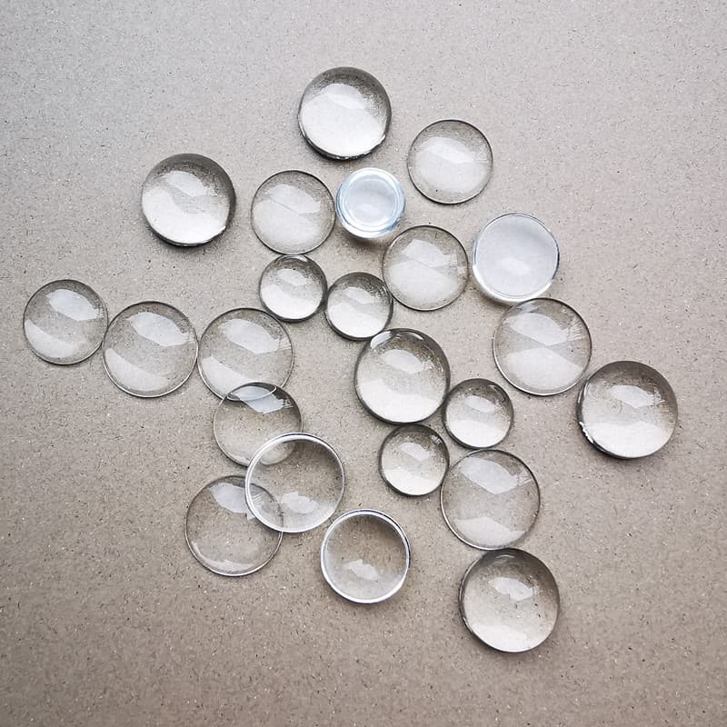 Edgeless Lens 6MM to 50MM Optional Plano-Convex Lens Optical Glass Convex Lens LED Optical Experiment Equipment