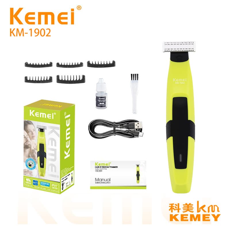 Kemei Electric Hair Trimmer KM-1902 Cross-border Hair Removal for Women Body Hair Trimmer