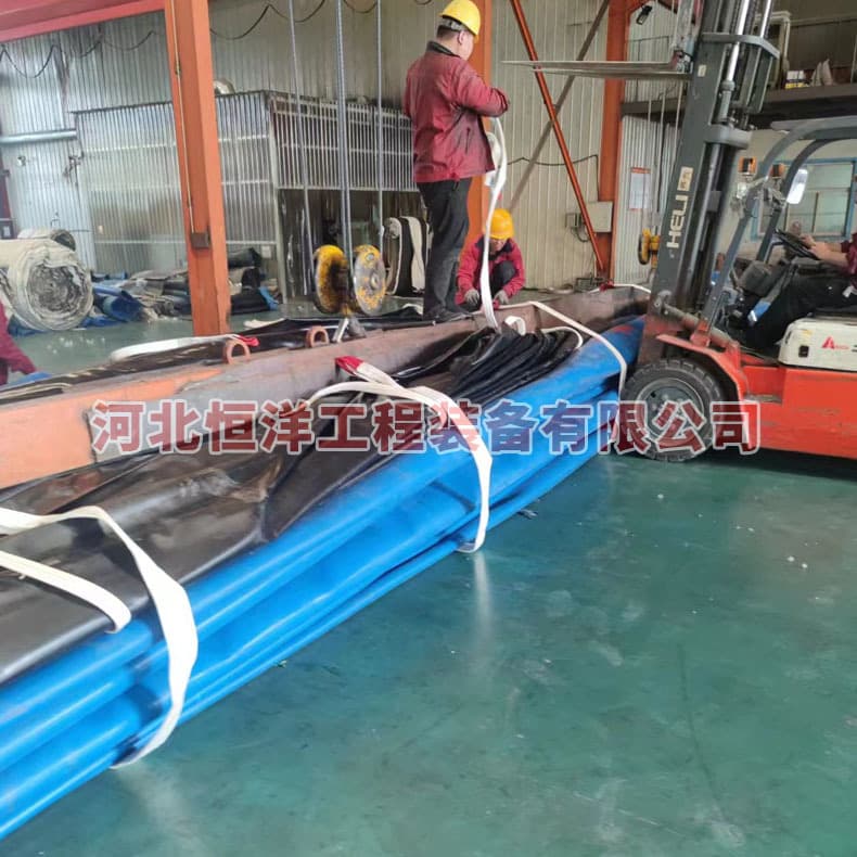 Rubber water retaining dam landscape water dam inflatable water-filled spillway dam air bag shield dam rubber water gate