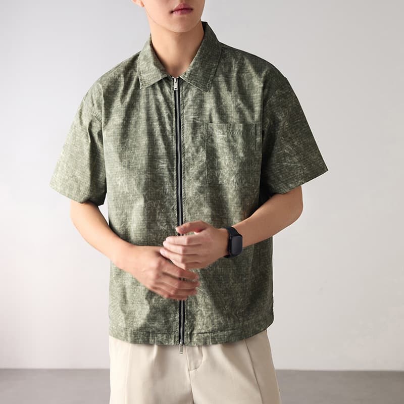 Xintang Men's Clothing | 2026 Spring New Shirt Men's Short Sleeve Casual Wear Trendy Retro Versatile Style