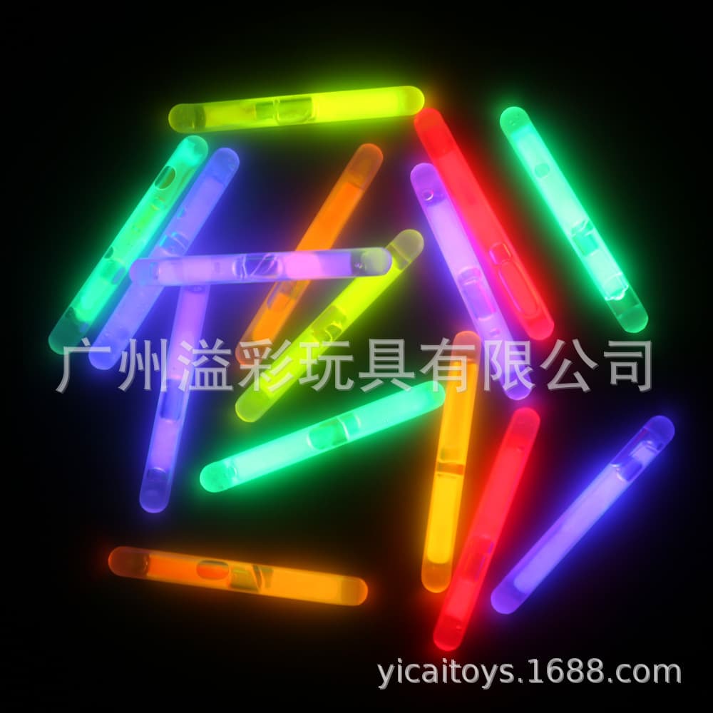 Mini glow stick 1.5 inch glow stick luminous stick fish float luminous stick fishing gear 4.5*39mm glow stick