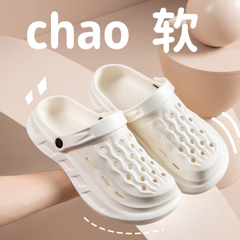 Crocs Women's and Men's Summer Slippers, Home Slippers, Couple EVA Sandals, Men's Casual Slippers