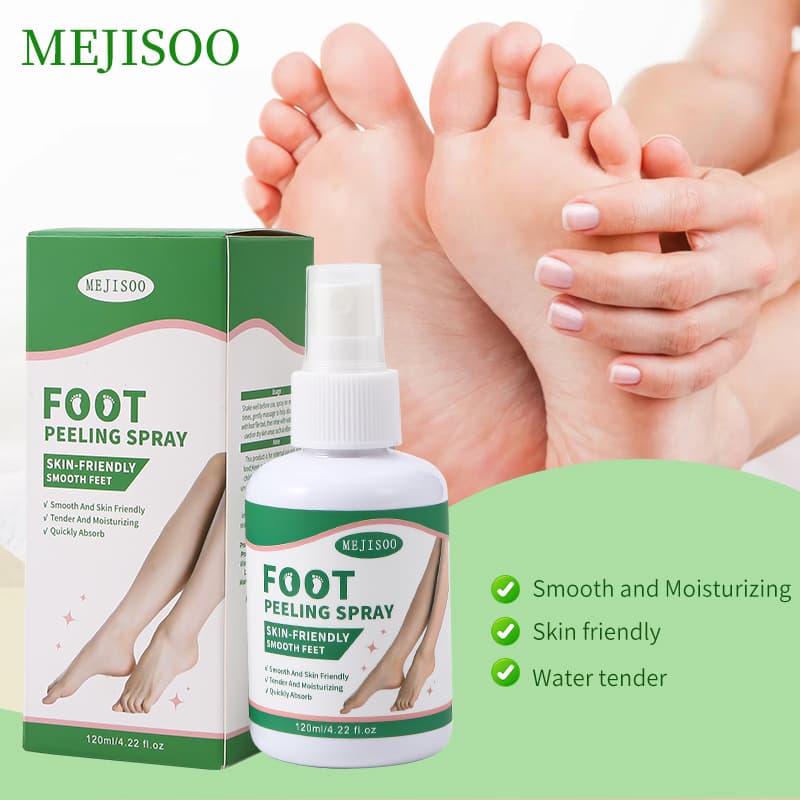 Foreign Trade Cross-border Foot Peeling Spray for Exfoliation, Hydration, and Foot Care