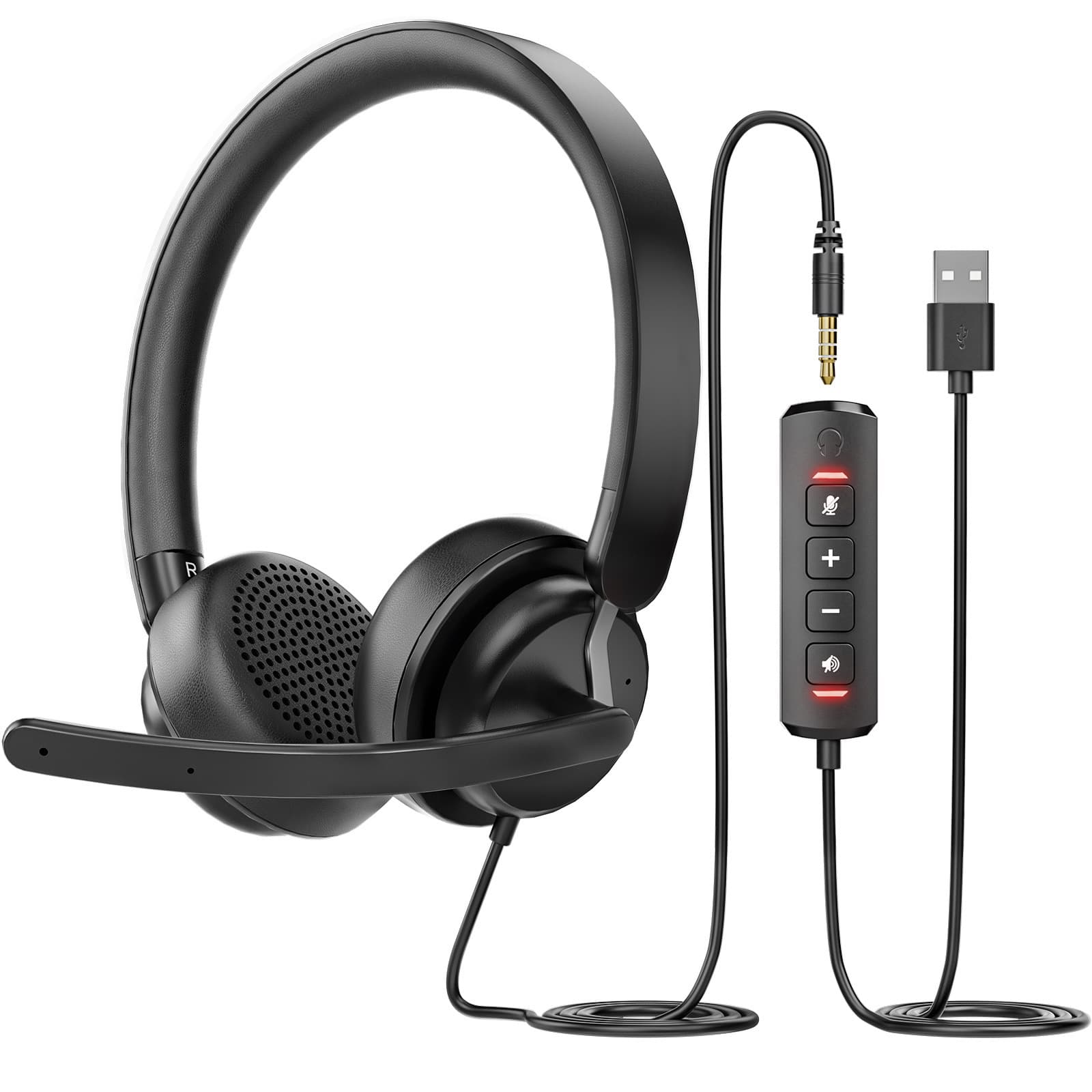 awatrue EH10 Lightweight Wired Telephone Headset Gaming Headset Cross-Border Customer Service Aviation Business Driver Headset