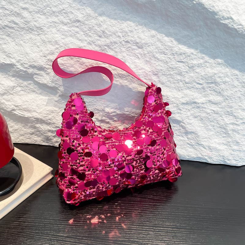 2025 New Banquet Bag Sequined Underarm Bag Cross-border Shoulder Bag Evening Bags Vintage Fashion Dinner Bag
