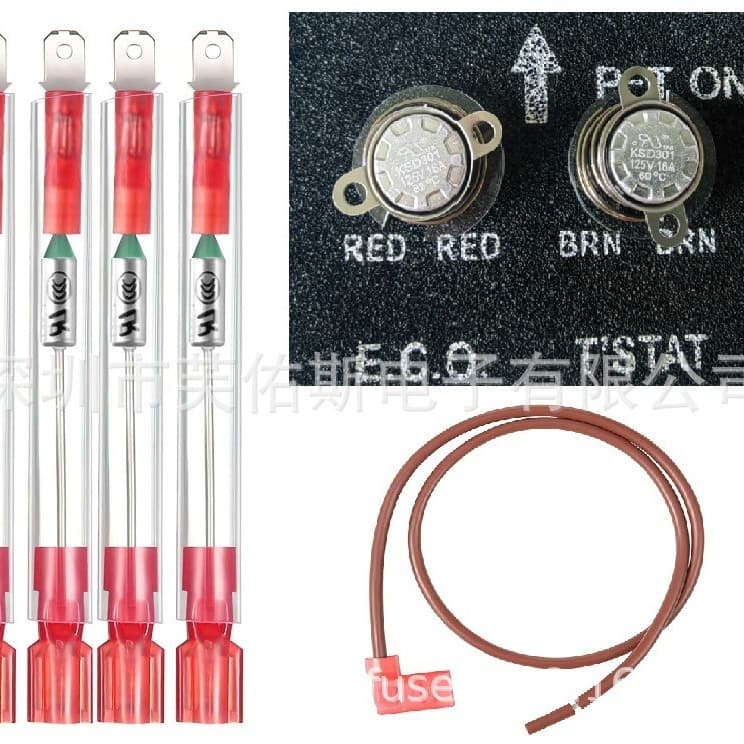 98℃ Electric Water Heater Overheat Protection Fuse RV Water Heater Parts Temperature Fuse Thermostat