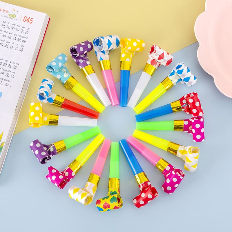 ♔Children's Toy Birthday Blowout Whistle Funny Creative Blowout Stall Toy Wholesale Party Performance Cheering