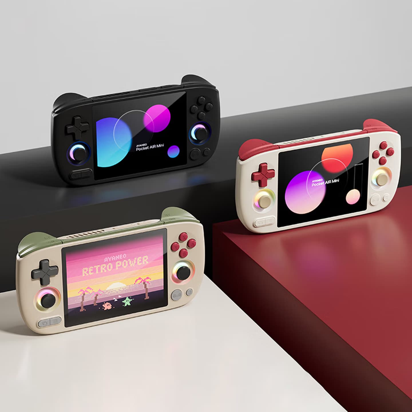 Ayaneo Pocket Air Mini Retro Android Handheld Game Console Hall Joystick Mini Pocket Handheld Device