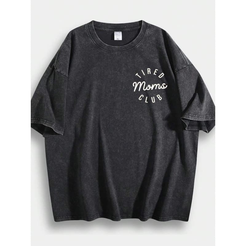 Men's 230g Washed Vintage Cotton T-Shirt - Tire