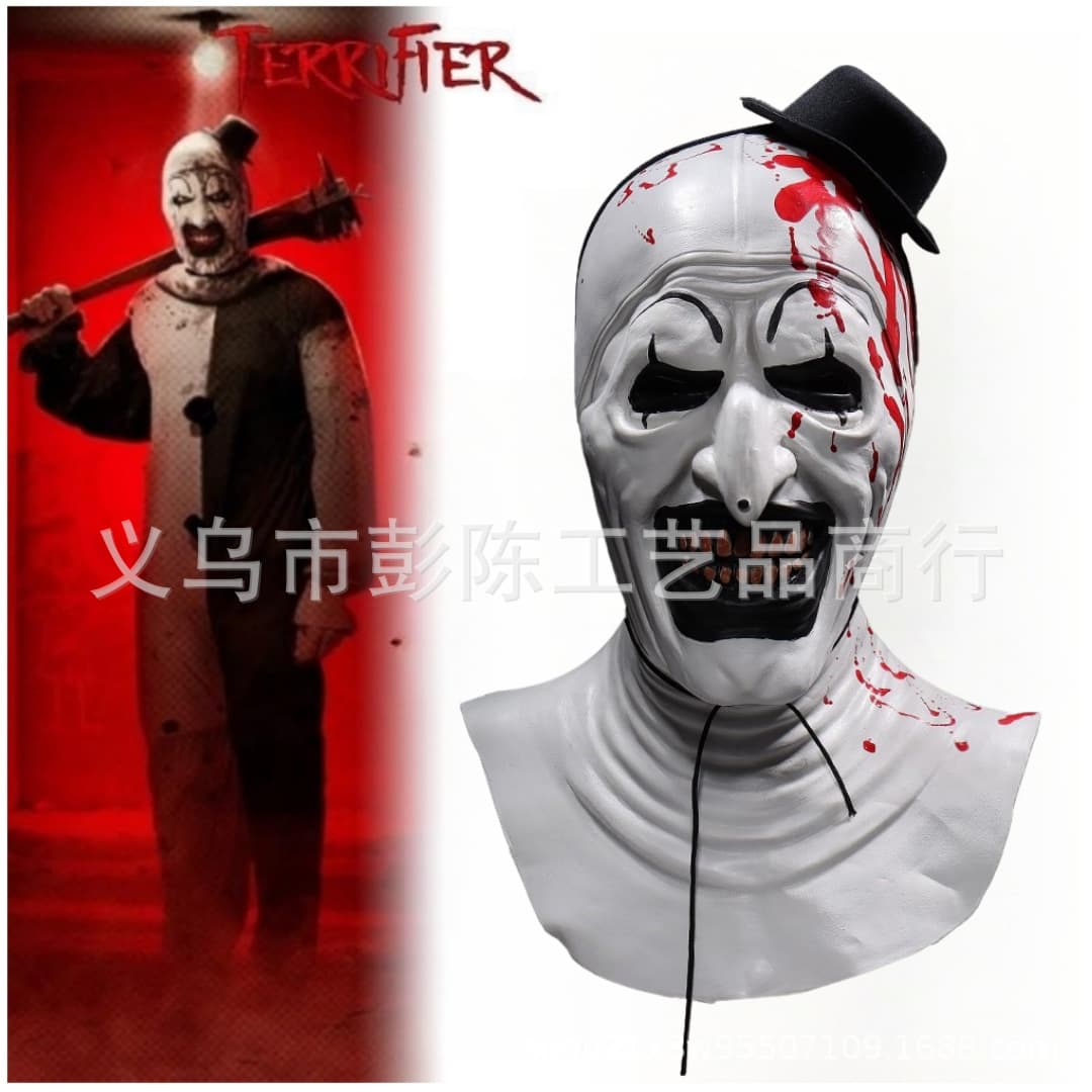 Broken Soul Clown Mask Broken Soul Headgear Halloween Independent Station Popular Makeup Ball Horror Mask Spot
