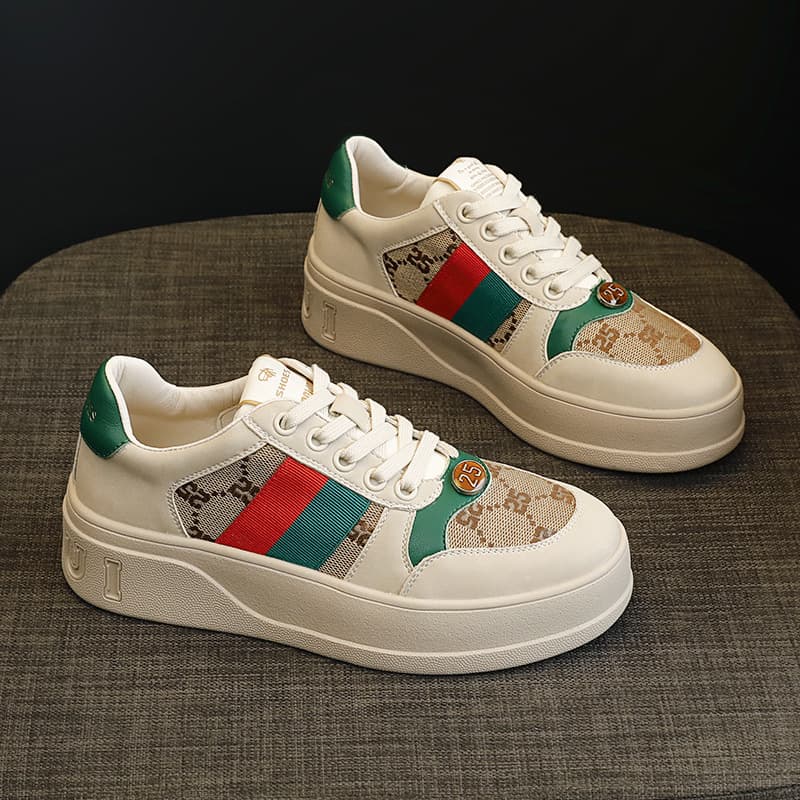 Women's Dirty Shoes Spring New Thick Sole Versatile Board Shoes Casual Retro Canvas Shoes Trendy