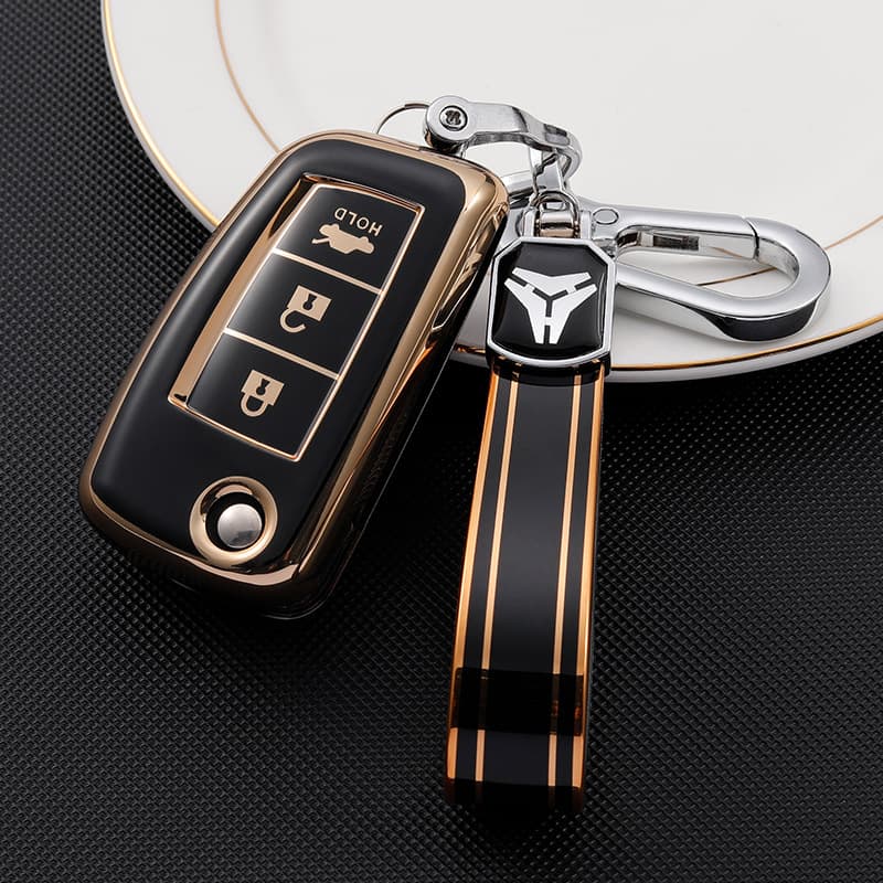 Compatible with Nissan Key Case for Qashqai, Kicks, Sylphy Classic, Tiida, Bluebird Car Key Cover Shell