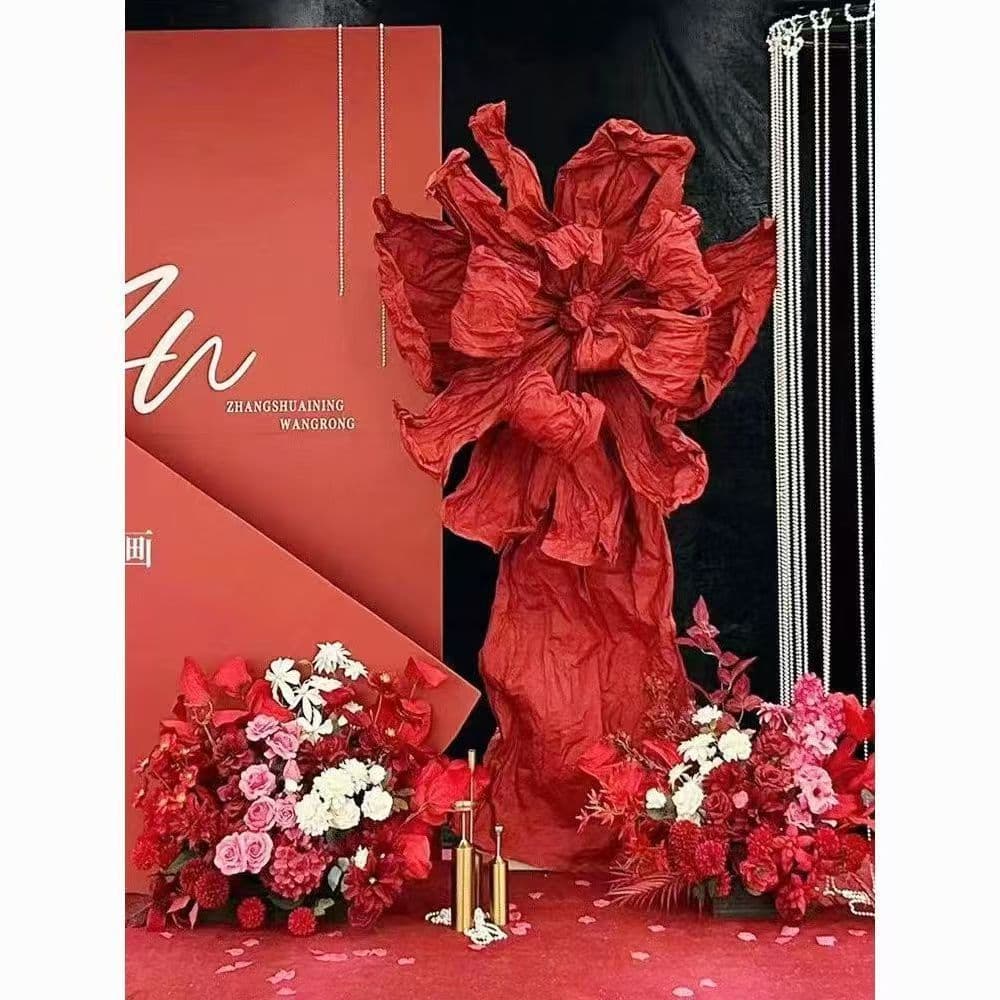 Wedding backdrop decoration large paper flower bouquet artificial giant paper flowers wedding large paper flowers artificial flowers
