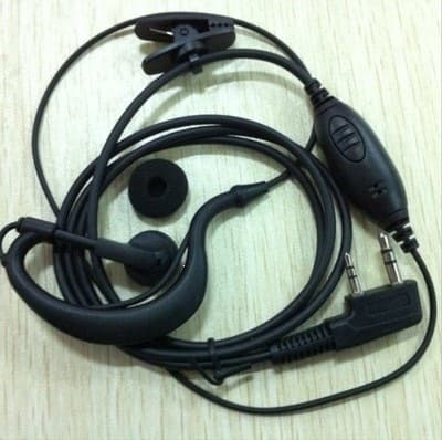 Factory Direct Wholesale Walkie-Talkie Earphone K-Head Agent, Universal Compatible with Baofeng and Motorola Brands, Thick Braided Material Earphone