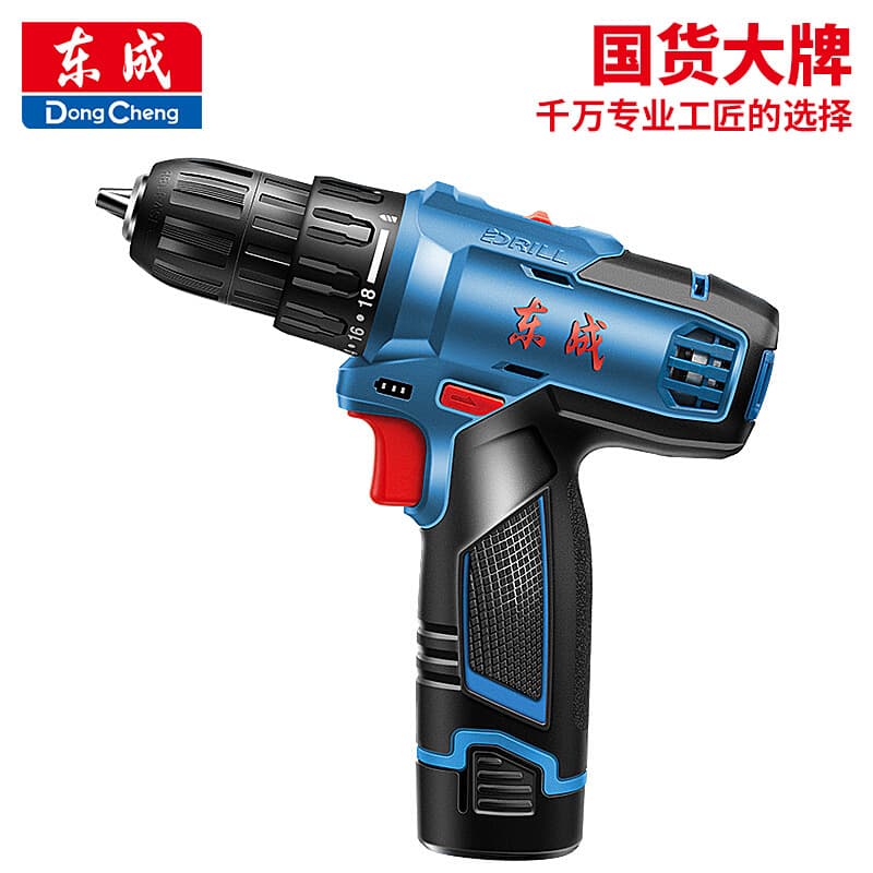 Dongcheng Lithium Electric Tools DCJZ1201 Electric Screwdriver Rechargeable Hand Drill Multifunctional Pistol Drill