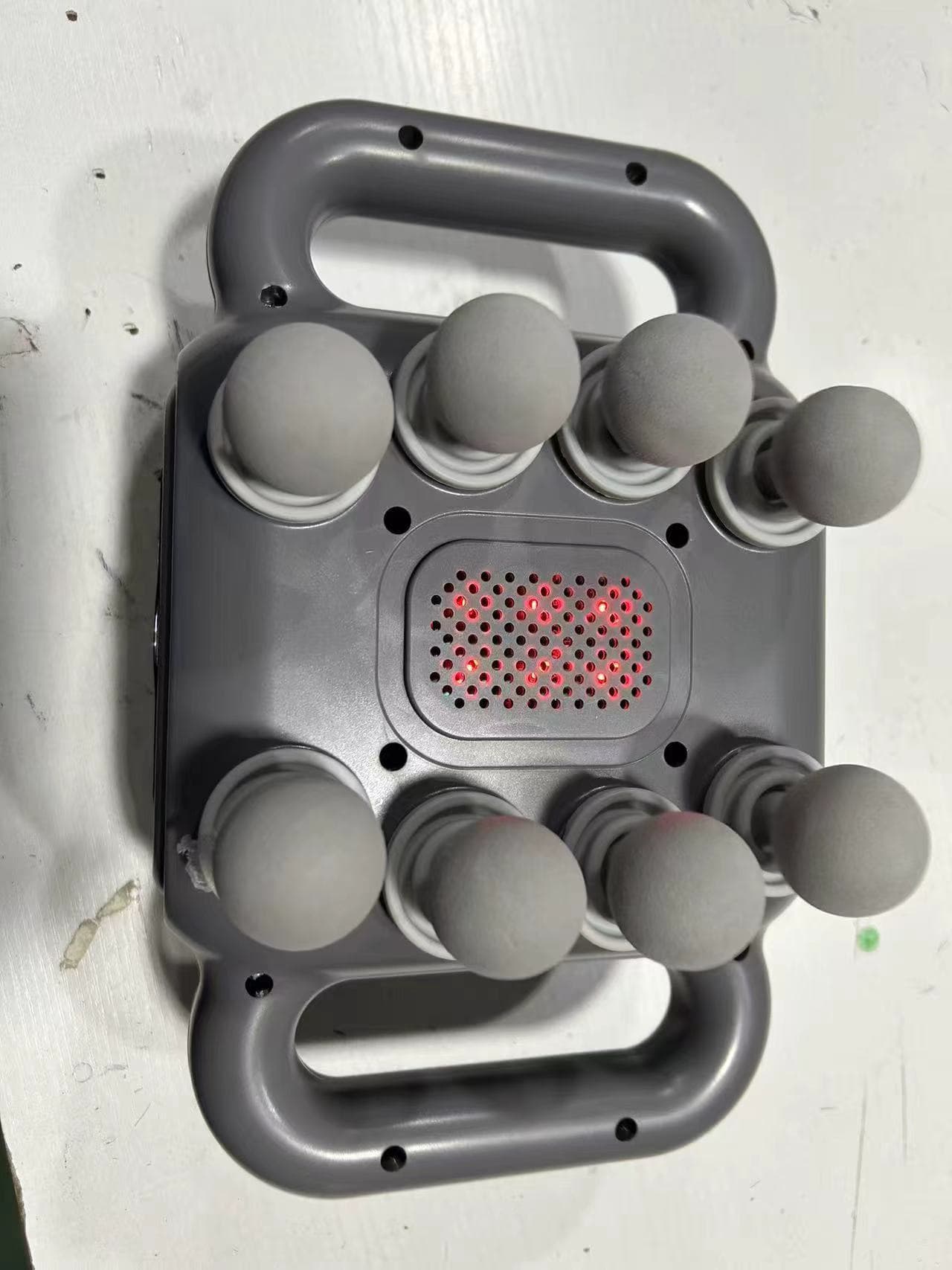 Cross-border Multi-head Fascia Gun Full Body Muscle Relaxation Massager Deep Percussion Massager for Shoulder, Neck, and Back - Drop Shipping