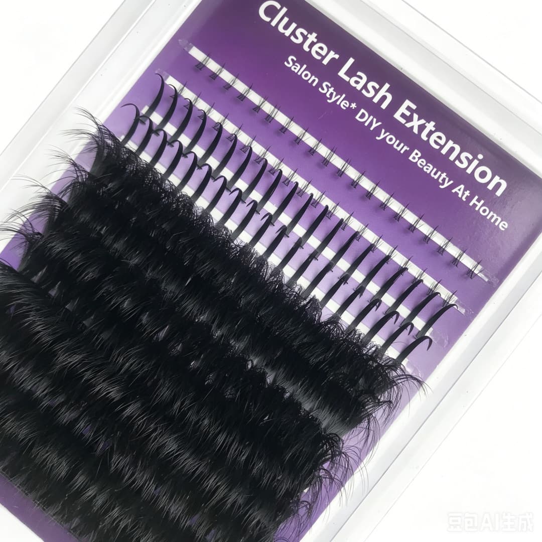 Cross-Border DIY Bottom Spike Lashes Single Cluster Thick Extension EU/US Self-Lash Segment Lashes