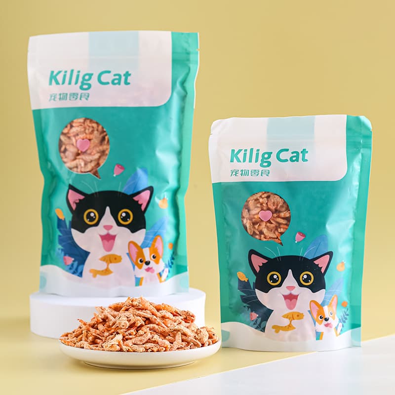 Kilig Cat Freeze-Dried Krill Cat Treats Pet Cat Dog Supplies Wholesale Bag 50g 100g Pet Supplies
