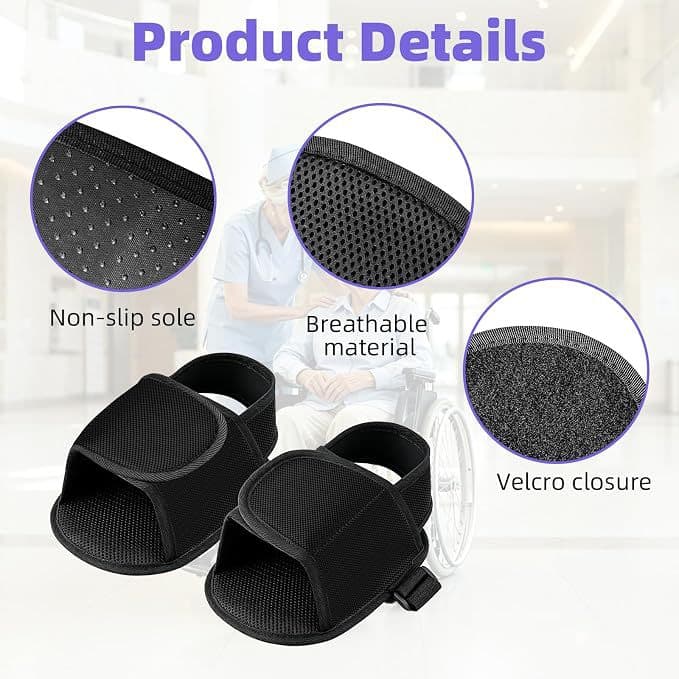 Cross-border New Product Adjustable Wheelchair Foot Straps, Wheelchair Fixed Shoelaces