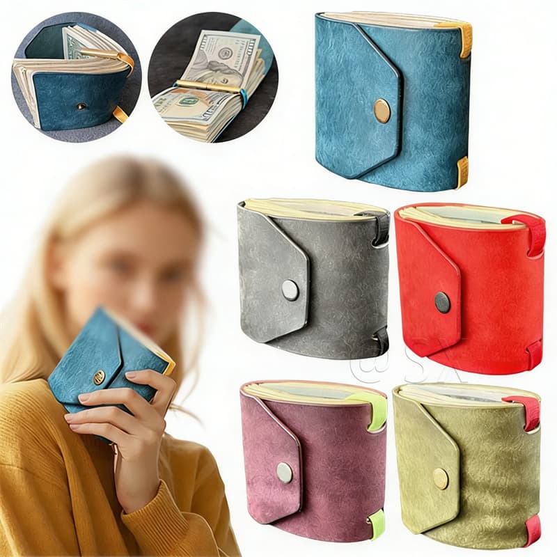 The Cash Wrap Wallet Quick Access Cash Wallet with Magnetic Pocket Bill Clip