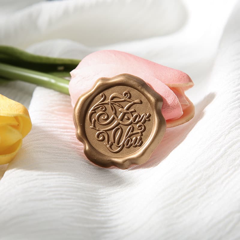 Fire paint wax seal letter letter paper seal seal handmade 3D relief decorative invitation self-adhesive sticker sealing wax