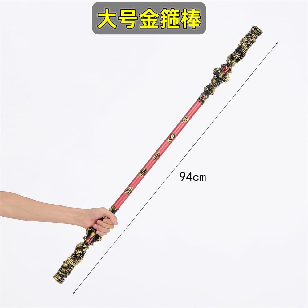 Black Myth Wukong Golden Cudgel Large 1m Ruyi Jingu Bang PU Plastic Anime Weapon Model