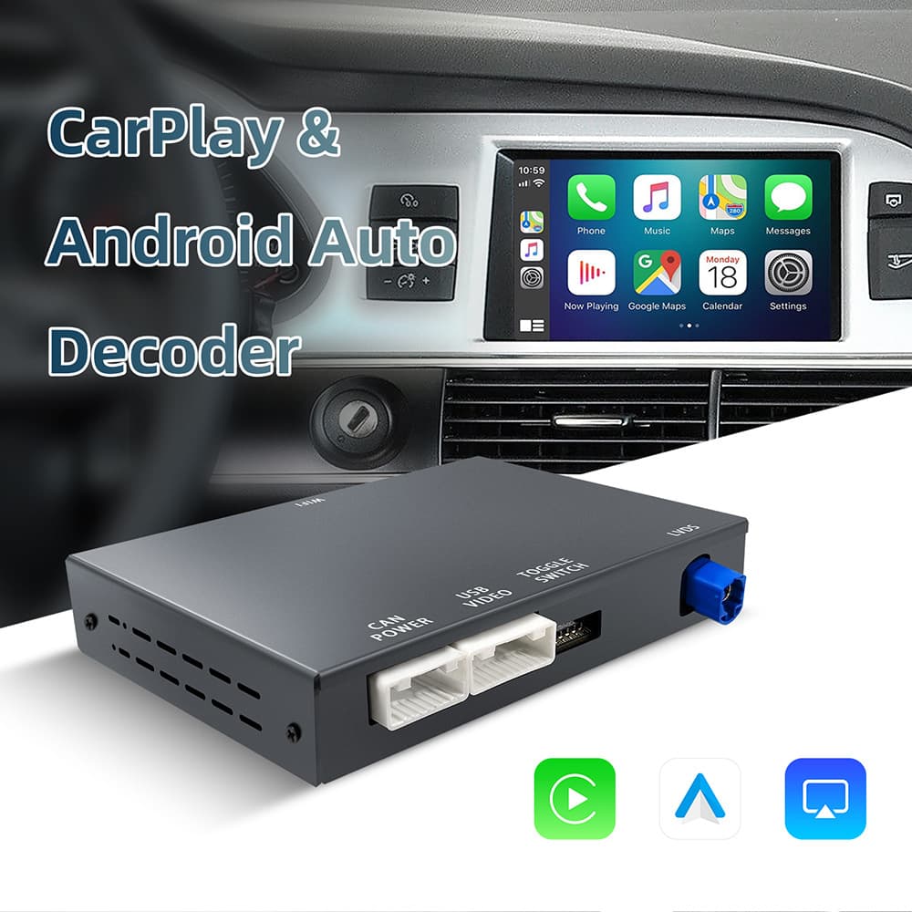 New Arrival Carplay Decoder for Audi 2008-2016A4A52010-2018Q5Mmi3G System