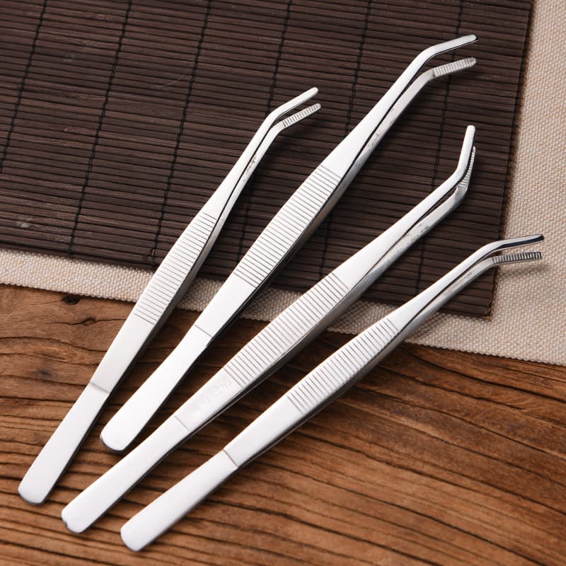 Stainless Steel Tea Cup Tongs Gongfu Tea Set Tweezer Cup Cleaning Tongs Tea Set Tea Ceremony Spare Parts Six Gentlemen Accessories