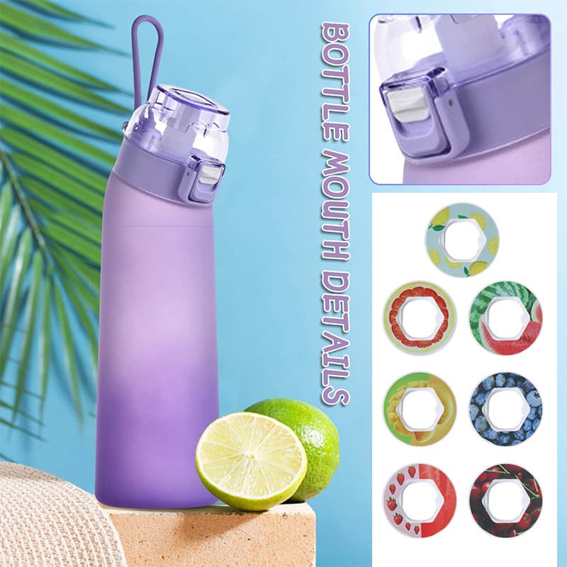 Scented Cup 2024 New Fun Flavor Water Bottle air up Water Bottle Cross-border Hot Seller Amazon Fruit Scent Ring Aroma