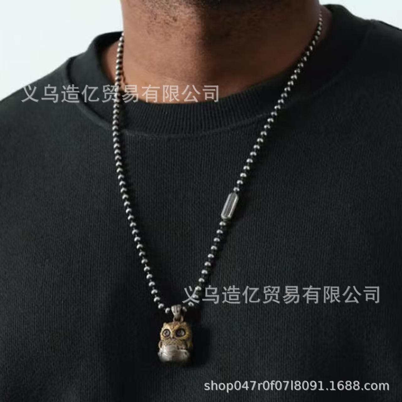 Amazon New Product Handmade Owl Fidget Pendant Owl Decorative Keychain Pendant