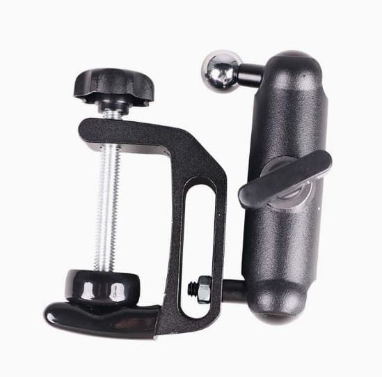 Dual-Head Universal Super Clamp Pea Pod Phone Action Camera Selfie Stick Mount Accessory Cycling Crab Claw Clamp Bracket