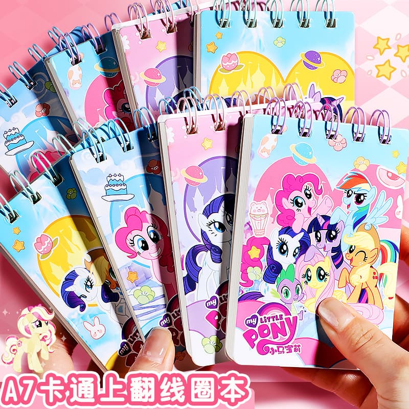 Small Coil Book Cartoon Notebook A7 Cute Mini Portable Pocket Notepad Primary School Gift