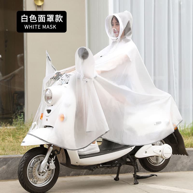 Electric Vehicle EVA Raincoat Protection Heavy Rain Adult Men Women Electric Bicycle Motorcycle Riding Rain Poncho Separate Style