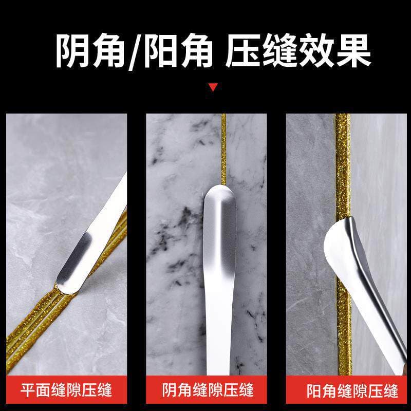 Yin and yang angle tool coating stainless steel angle drag tool scraping putty beauty seam diatom mud scraping stainless steel