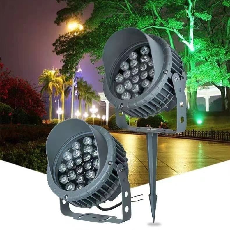 Wheel floodlight outdoor waterproof floodlight landscape tree light park lawn building hotel high power bright light