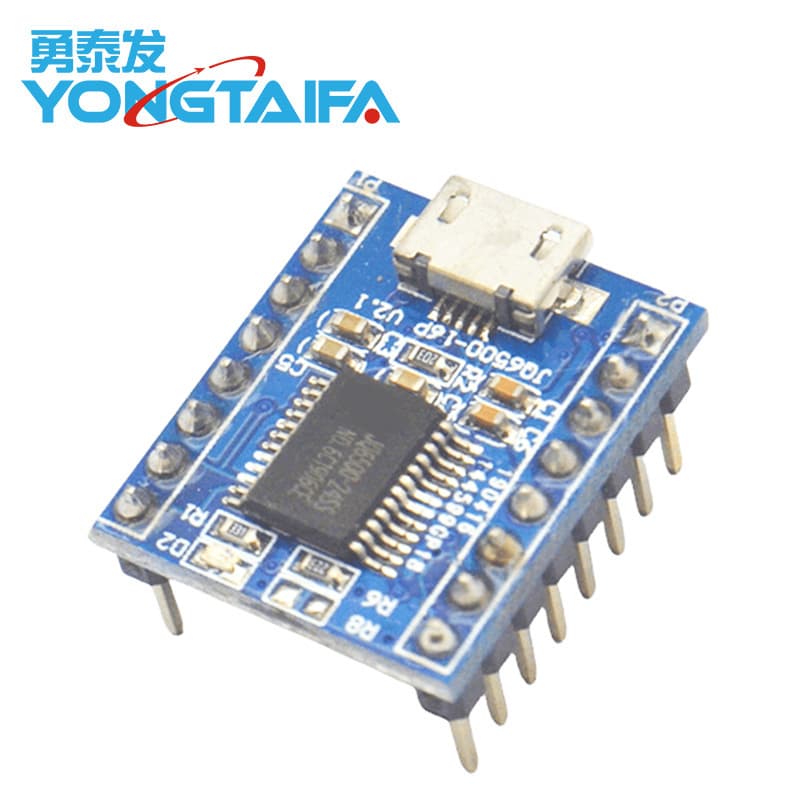 JQ6500 Voice Module MP3 Module MCU Serial Port Control Playback One-to-One 5-Channel Control Music IC