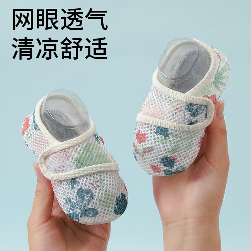 Summer Mesh Baby Shoes Soft Sole Learning Walker Shoes 0-1 Year Pre-Walking Shoes Boys Girls Indoor Shoes No Bone Non-Slip